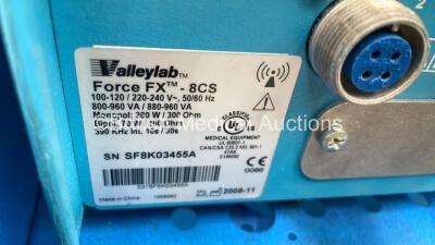 Valleylab Force FX-8CS Electrosurgical / Diathermy Unit on Stand with Footswitch (Powers Up) *S/N SF8K03455A* - 4