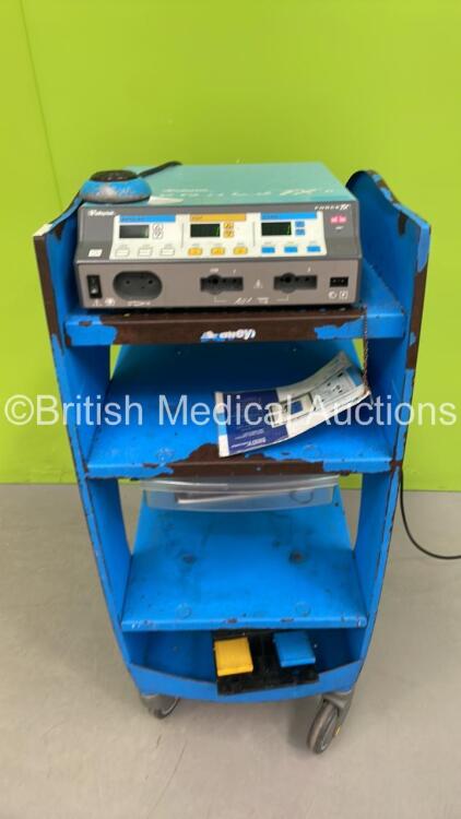 Valleylab Force FX-8CS Electrosurgical / Diathermy Unit on Stand with Footswitch (Powers Up) *S/N SF8K03452A*