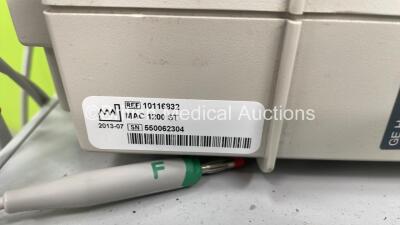 GE MAC 1200ST ECG Machine on Stand with 10 Lead ECG Leads (Powers Up) *S/N 550012204* - 6