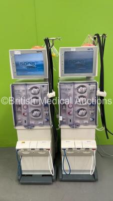 2 x Fresenius Medical Care 5008 Cordiax Dialysis Machines - Software Version 4.58 / V4.63 - Running Hours 36146 / 31548 (Both Power Up )