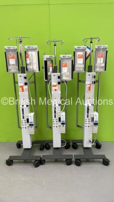 3 x Smiths Medical Level 1 H-1200 Fluid Warmers on Stands (All Power Up) *A/N 630000394*