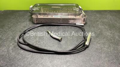 Bien Air 11.74.12 Air Drill Handpiece with 1 x Bien Air 16000207 Attachment in Tray *SN 0210277*