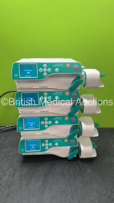 4 x B Braun Perfusor Compact Syringe Pumps (All Power Up) *SN 001854, 001850, 001854, 001847*