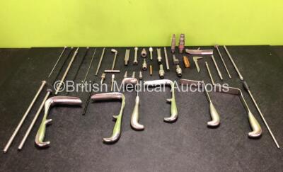 Job Lot of Various Surgical Instruments Including 2 x MicroAire Drill Attachments