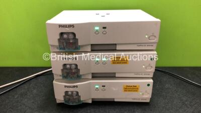 3 x Philips IntelliVue G5 M1019A Gas Modules with 3 x Water Traps (All Power Up)