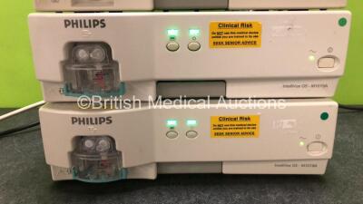 3 x Philips IntelliVue G5 M1019A Gas Modules with 2 x Water Traps (All Power Up) - 3