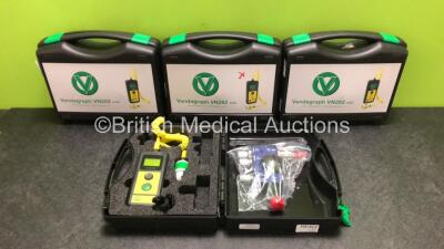 4 x Vandagraph VN202 mkII Oxygen Analysers with Accessories in Cases (Excellent Condition)