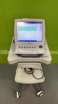 Edan F9 Fetal Monitor on Stand (Powers Up -Wheels Faulty on Stand) *S/N 140357*