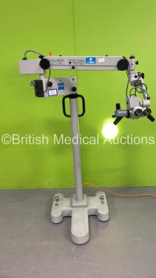 Zeiss OPMI ORL Surgical Microscope with Zeiss f170 Binoculars, 2 x 12,5x Eyepiece and Zeiss f250 Lens on Zeiss S5 Stand (Powers Up with Good Bulb) *S/N 294685*