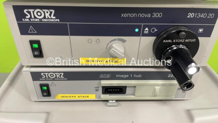 Storz Stack Trolley with Storz 200903 31 Touch Screen Monitor, Storz ...