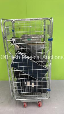 Mixed Cage Including Scope Cases and Trays (Cage Not Included)