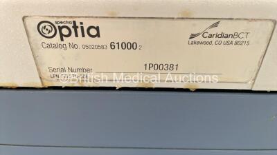 Spectra Optia Apheresis System Automatic Blood Component Separator Version 11 (Powers Up) - 4