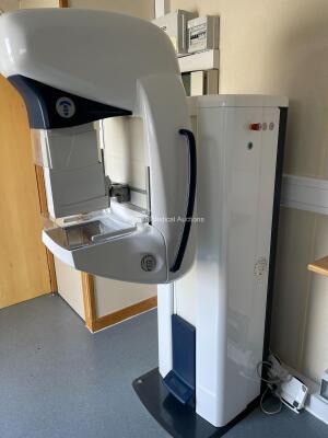 Sectra L30 Mammography System *Mfd - 2010* & Operator Console Including Mammography Gantry, Console PC & Monitor, Keyboard & Mouse, Cabling, Breast Paddles and Foot Pedals. The system has been professionally de-installed, *Q749* - 4