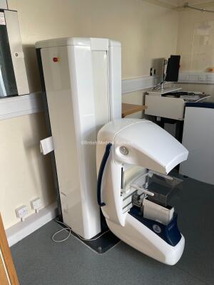 Sectra L30 Mammography System *Mfd - 2011* & Operator Console Including Mammography Gantry, Console PC & Monitor, Keyboard & Mouse, Cabling, Breast Paddles and Foot Pedals. The system has been professionally de-installed *Q748* - 9