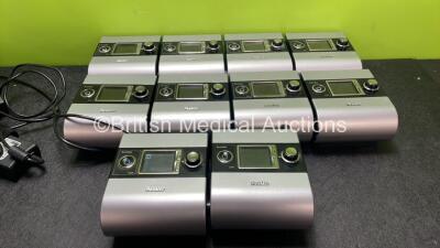 16 x Resmed S9 Autoset EPR CPAP Units with 11 x AC Power Supplies (All Power Up) *SN 22101302047, 231316877854, 23122072284, 23132354254, 23131687834, 23131156055, 23132354218, 23142390200, 23132198807, 23121818079, 23121540965, 23131082664, 23101228524, 