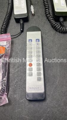 Job Lot of Maquet Controllers Including 1 x Maquet Telemaquet IR Controller and 3 x 1133.91AO Controllers - 4