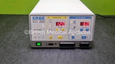 ERBE ICC 200 Electrosurgical Unit with Footswitch *SN D-1356*