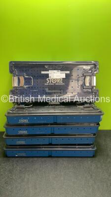 5 x Karl Storz Endoskope Plastic Trays