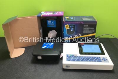 Mixed Lot Including 2 x PDA Range Portable Hearing Loop Amplifiers in Boxes and 1 x Seca CT8000P-2 ECG Machine (Powers Up) *SN 1081.000127*