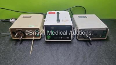 Mixed Lot Including 2 x Keymed Keylight 150 Light Sources and 1 x Huntleigh Lifepulse Monitor