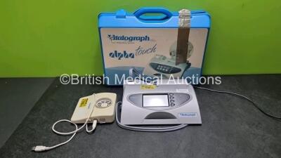 Vitalograph Alpha Touch Touchscreen Spirometer with Printer Option, 1 x Mouthpieces and 1 x Power Supply (Powers Up)