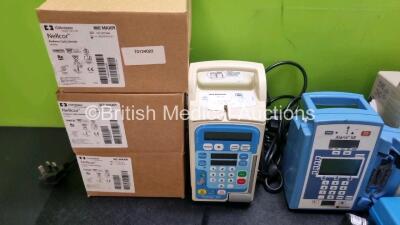 Mixed Lot Including 1 x Coaguchek XS Plus Blood Coagulation Monitor (Powers Up) 1 x Metron Accusonic+ Ultrasound Therapy Unit with Model 901150 1.1/3.3 MHz Handpiece / Transducer with 10 x Safety Glasses (Powers Up with Key) 1 x Omron HEM-907 Intellisense - 4