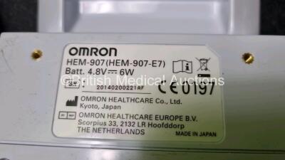 Mixed Lot Including 1 x Coaguchek XS Plus Blood Coagulation Monitor (Powers Up) 1 x Metron Accusonic+ Ultrasound Therapy Unit with Model 901150 1.1/3.3 MHz Handpiece / Transducer with 10 x Safety Glasses (Powers Up with Key) 1 x Omron HEM-907 Intellisense - 7