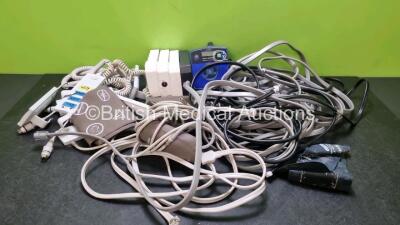 Mixed Lot Including 1 x Acu-sInQ Dosing System, 6 x HBW074-043 Controllers, 4 x GE Blan Modules and Various Patient Monitoring Cables