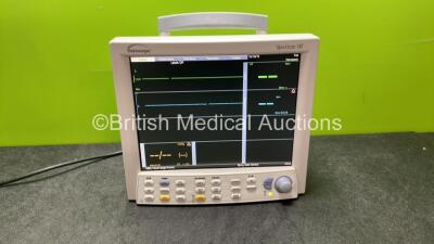 Datascope Spectrum OR Patient Monitor Including ECG, SpO2, NIBP, IBP1, IBP2 and T1 Options (Powers Up) *SN MS06218-H7*