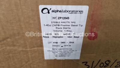 9600 Alpha Laboratories Sterile Pipette Tips - 3