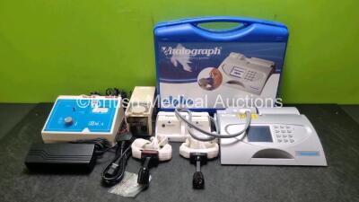 Mixed Lot Including 1 x Vitalograph 6000 Alpha Touch Spirometer, 2 x Welch Allyn Head Torches, 1 x Onyx Battery Charger with 2 x Batteries, 1 x Medi Link MF Stimulation Module and 1 x i2M.A Unit *SN 01133 / A10101C H17034258*