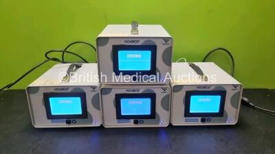 4 x Bedfont NOxBox O2 Nitric Oxide Monitor (Powers Up) *SN NBO0658 / NBO0655 / NBO0656 / NBO0639* (C)