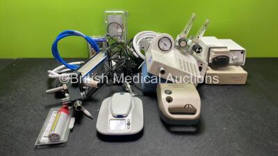 Mixed Lot Including 1 x Plextor Ultraplex 40 Max CD Unit, 1 x Drager CF 800 Ventilator, 1 x Medtronic Legend Midas REX Unit, 1 x Low Range Peak Flow Meter, 1 x Gemstar Hospira Syringe Pump,1 x Respironics Inspiration Elite Nebulizer, 1 x Medtronic My Car