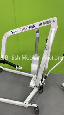 1 x Oxford Midi 150 Electric Patient Hoist with Battery and Controller and 1 x Liko Viking M Electric Patient Hoist with Battery and Controller (Both No Power) - 3