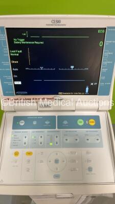 Datascope CS300 Automated Counterpulsation Balloon Pump P/N 0998-00-3023-55 (Powers Up) *S/N SI53364B9* - 2