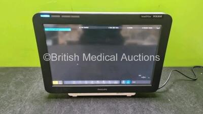 Philips IntelliVue MX800 Touch Screen Patient Monitor Software Version J.10.50 *Mfd 2014* (Powers Up Slight Damage to Casing - See Photos)