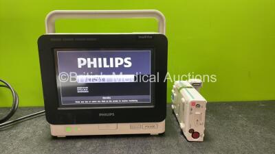 Philips IntelliVue MX400 Patient Monitor with 1 x Philips CO2 Microstream M3015A Module (Powers Up)