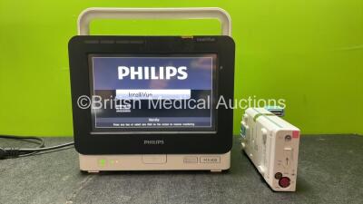 Philips IntelliVue MX400 Patient Monitor with 1 x Philips CO2 Microstream M3015A Opt C06 Module (Powers Up)