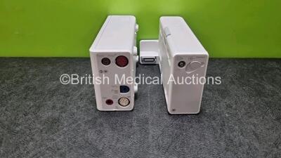 Job Lot Including 1 x Philips Ref. 867041 CO2 Microstream Gas Module (Mfd - 2020) and 1 x Philips REF 867036 Module Including ECG, SpO2, NBP, Press and Temp Options *Mfd 2020 **SN DE69746175 / DE695330609**