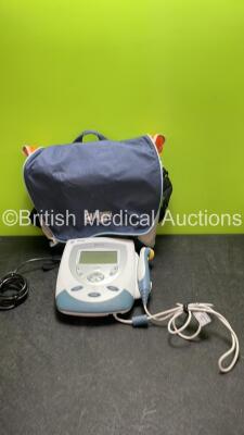 Chattanooga Group Intelect Model 2776 Mobile Ultrasound Unit Software Version 1.7 with 1 x Transducer / Probe in Carry Bag (Powers Up) *SN 12370*