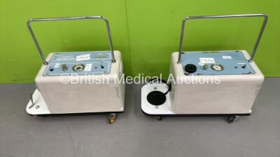 2 x Eschmann Matburn High Vacuum Suction Units (Both Power Up)