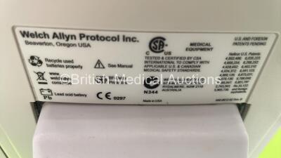1 x GE Dinamap Carescape V100 Vital Signs Monitor on Stand,1 x Welch Allyn 53N00 Vital Signs Monitor on Stand and 1 x Welch Allyn SPOT Vital Signs Monitor on Stand (All Power Up) - 5