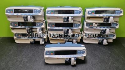 Job Lot Including 4 x Carefusion Alaris GH Syringe Pumps, 3 x Cardinal Health Alaris GH Syringe Pumps, 1 x Carefusion Alaris Guardrails Plus GH Syringe Pump and 1 x Alaris Ascena MK3 Syringe Pump *RI*