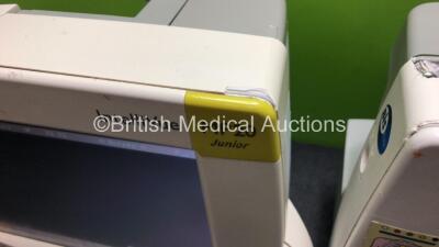 Job Lot Including 1 x Philips IntelliVue MP20 Junior Patient Monitor with Printer Option (Powers Up with Damage to Casing and Faulty Touch Screen- See Photos) and 1 x Philips IntelliVue MP30 Patient Monitor (Powers Up with Damage to Casing - See Photos) * - 3