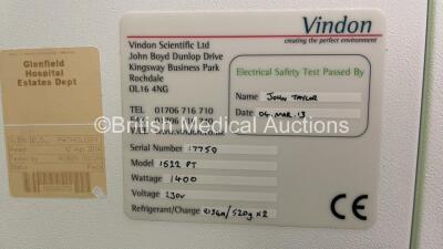 Vindon Model 1522 PT Laboratory Fridge (Powers Up) *GL* - 4