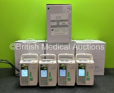 4 x Sino Medical SN-1800V Infusion Pumps in Boxes (All Power Up)