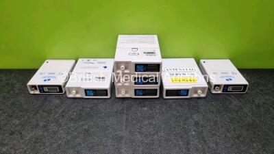 Job Lot Including 2 x Model 90217 Ambulatory Blood Pressure Monitors and 6 x Spacelabs Model 90207 Ambulatory Blood Pressure Monitors (All Untested Due to Missing Batteries) *GH*