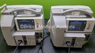 Job Lot Including 2 x Philips IntelliVue MP30 Patient Monitors (Both Power Up) and 2 x Philips IntelliVue X2 Handheld Patient Monitors Including ECG, SpO2, NBP, Press and Temp Options (Both Power Up) *SN DE83635138 / DE83635138 / DE72869836 / DE72873775* - 5