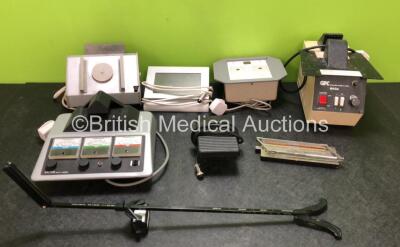 Job Lot Including Hoya ULT-3000 Unit, 1 x Clement ClarkeThe Cam Vision-Stimulator Unit (Missing Plug) 1 x Mini Eye Test Light Box, 1 x Clement Clarke Eye Tester and 1 x GFC Maga Unit