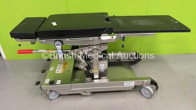 Maquet Otesus Operating Table System Including Model 1150.19BC Operating Table, Maquet Model 1160.01C0 Base and Controller (Powers Up)